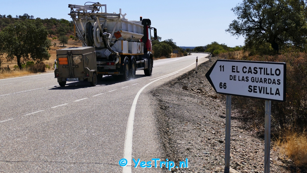 xxx El Alamo to El Castillo de las Guardas, Spain xxx